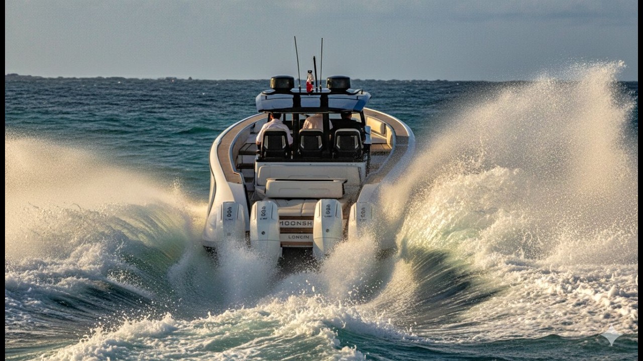 INSANE BOAT ACTION: Blasting on Waves In and Out of Miami Waterways