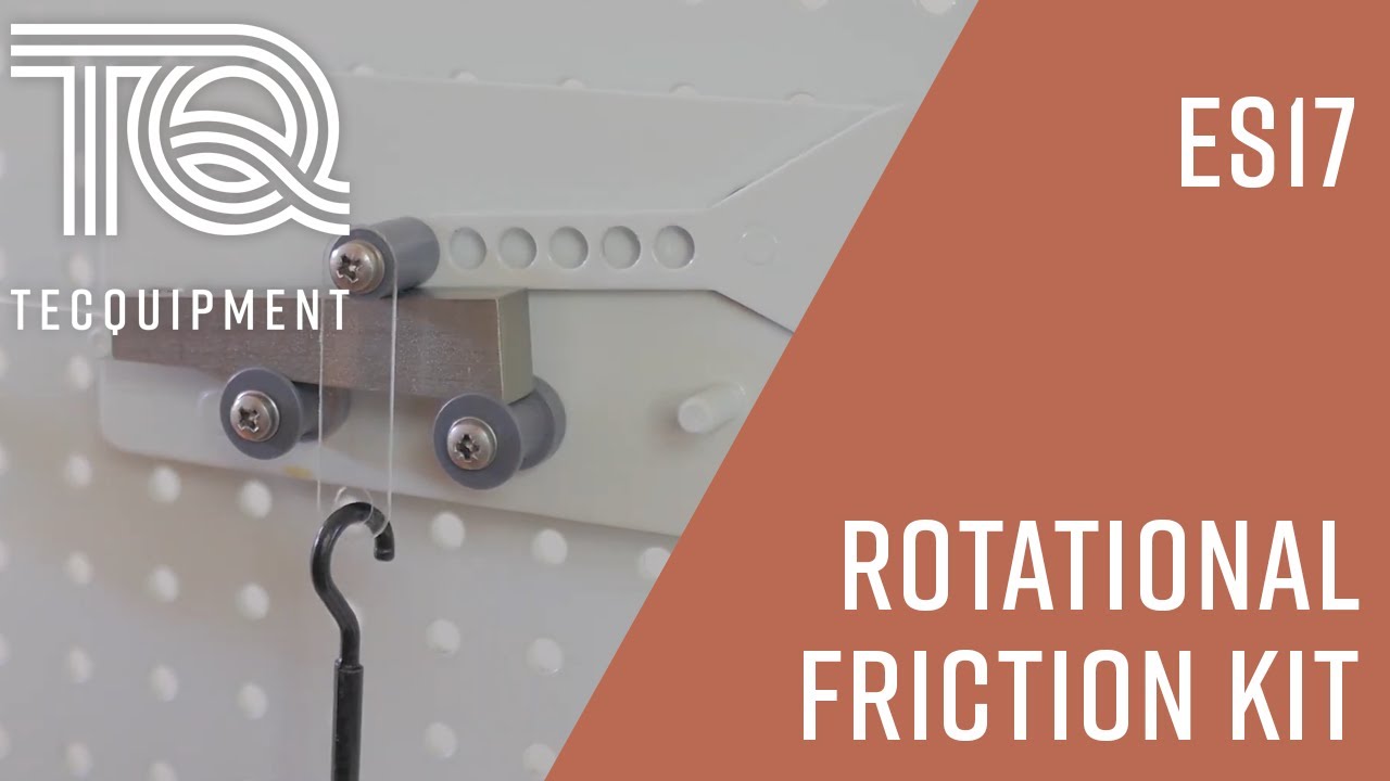Rotational Friction Kit ES17 - Engineering Science Range - TecQuipment ...