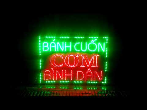 Video LÊN ĐÈN RỰC RỠ, BIỂN LED VẪY PHỞ CUỐN, CƠM BÌNH DÂN - youtube