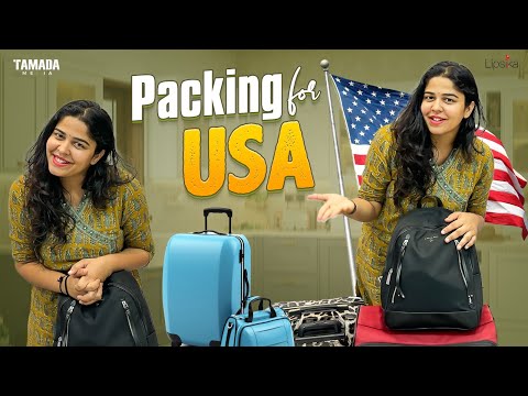 Packing For USA || Travel Vlog || Lipsika || Tamada Media