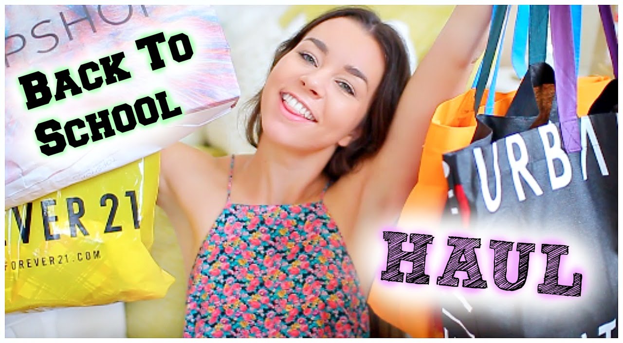 HUGE Back To School Clothing Haul! Forever21, Urban Outfitters, Topshop, DSW, Windsor & more!