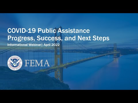 COVID-19 Public Assistance Progress, Success, and Next Steps