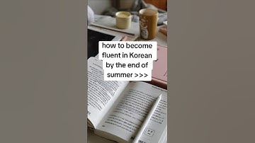 Fluent by summer secrets! #learnkorean #languagelearning #pingoai #moola