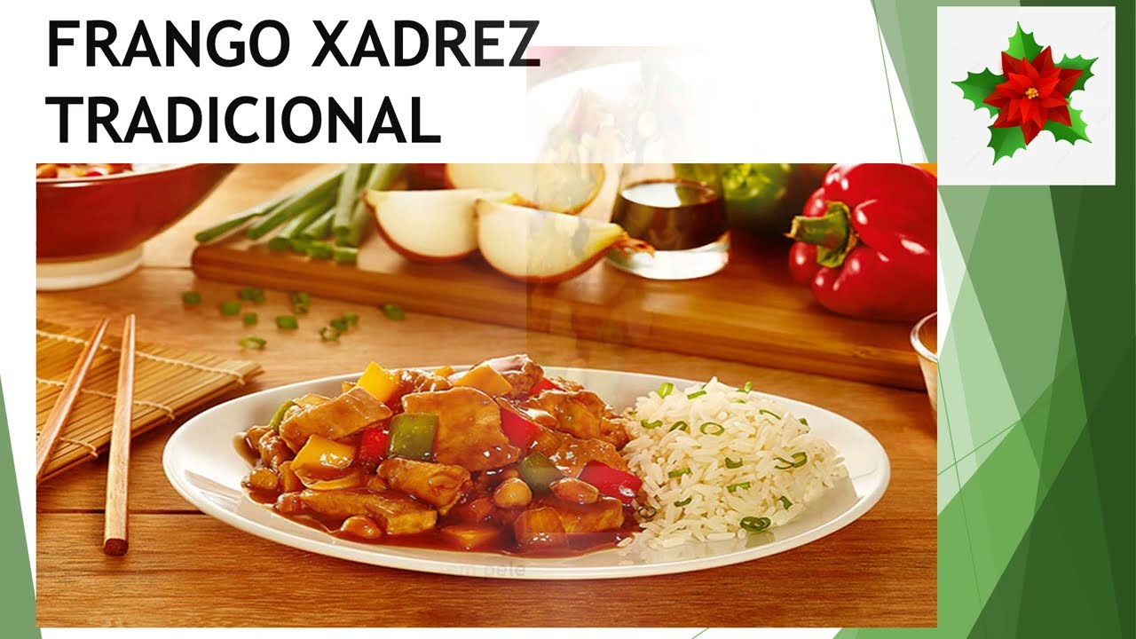 FRANGO XADREZ (Receita de Frango Xadrez Tradicional – Rápido, Simples,  Delicioso!) 