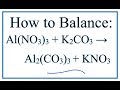 Balancing Chemical Equations Concepts