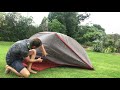 Forclaz TREK 900 1 person tent (quick review - in rainstorm⛈) 1.3kg value ultralight trekking tent