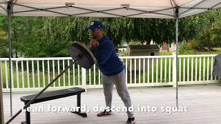 Landmine Goblet Squat - 15 Second Fitness