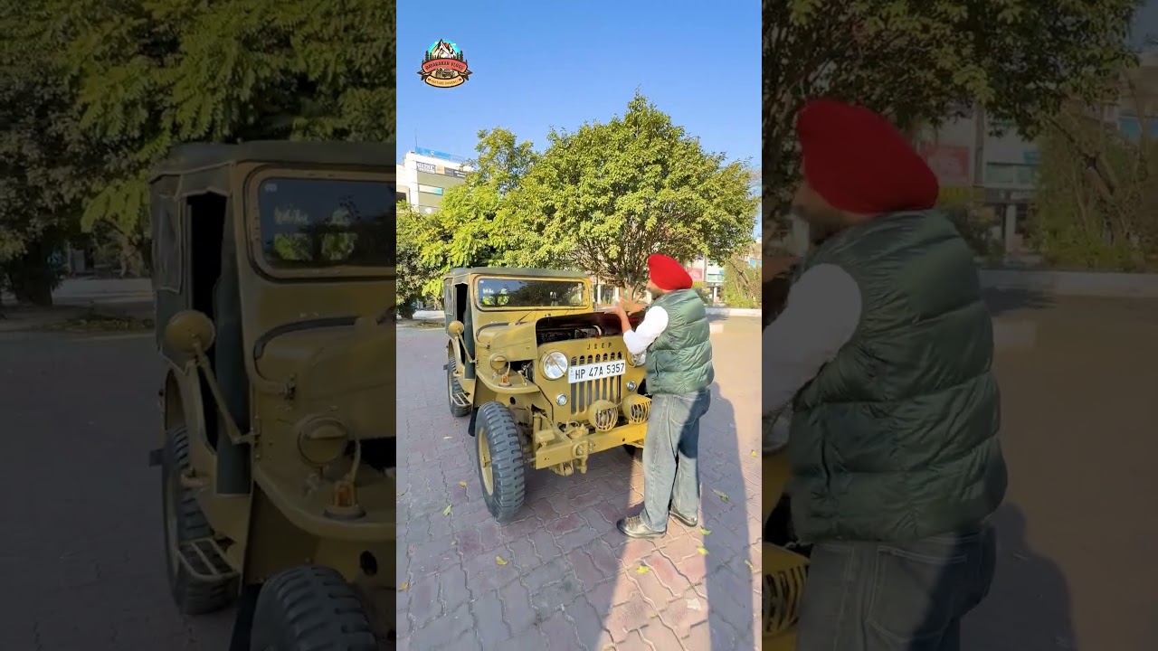 ⁣Call - 7264000091 | New Original CJ3B Jeep 4X4 Made By Daya Garage Contact us For Order