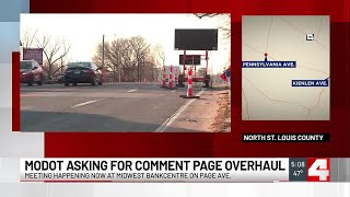 MoDOT asking for comment on Page overhaul