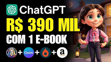 Como CRIAR EBOOK com Inteligência Artificial e VENDER - ChatGPT + Leonardo.ai + Canva + Hotmart