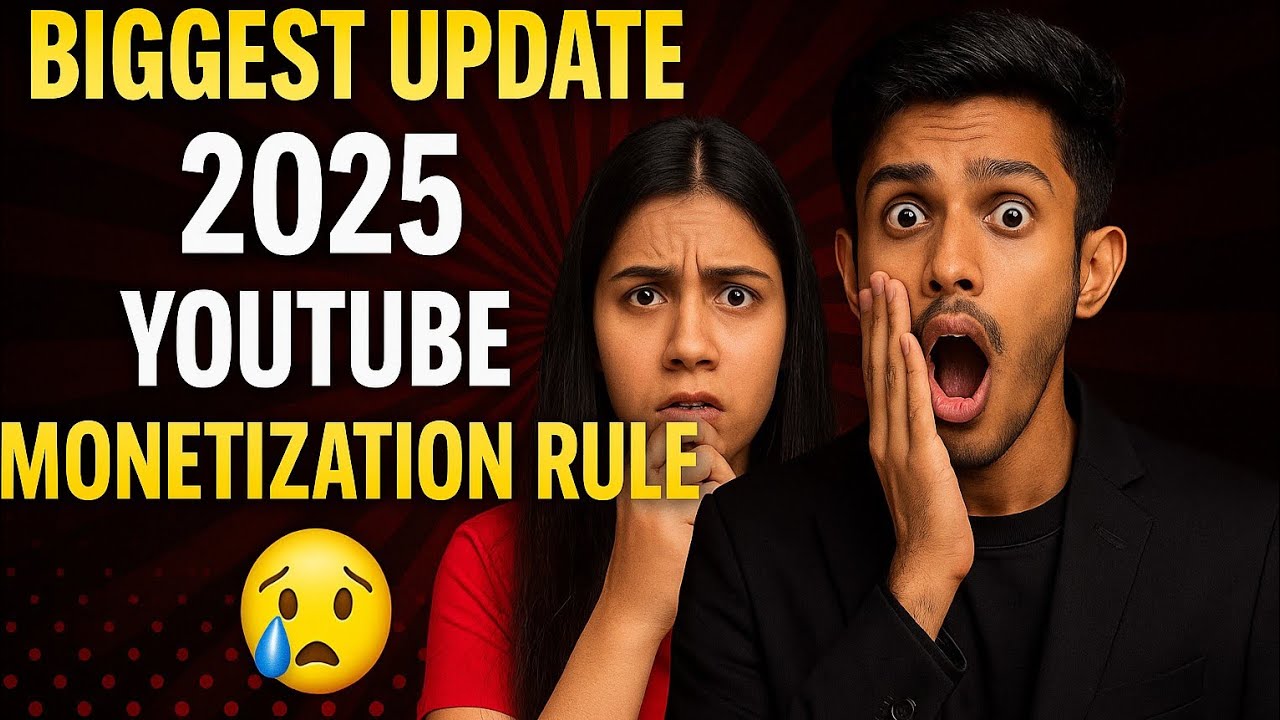 YouTube Biggest Monetization Update from 15 July 2025 | YouTube ...
