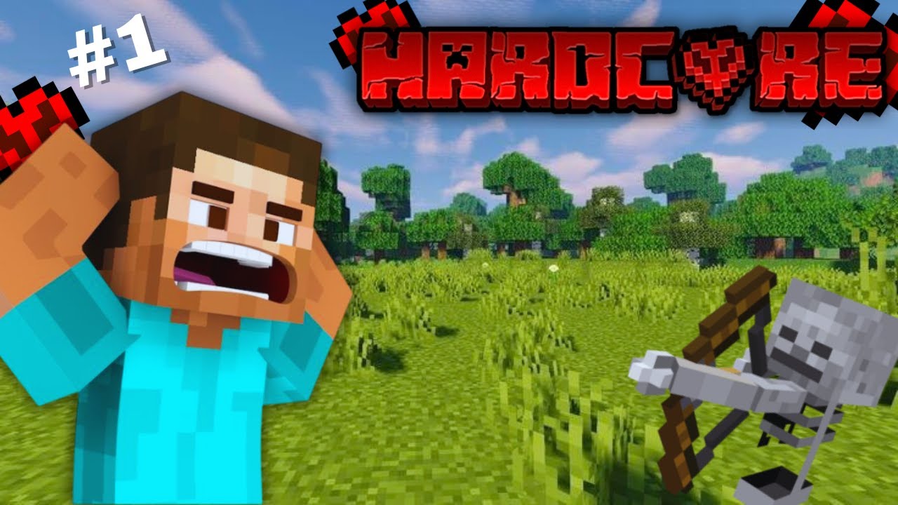 THE PERFECT START TO MINECRAFT HARDCORE SERIES #1 - YouTube