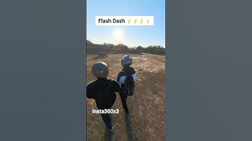 Insta360 X3 New Flash Dash Effect ⚡️ Looks Awesome 🔥 | #insta360 #flash #lightning