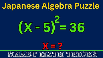 Japanese Math Olympiad | Tricky Algebra Problem to Find X | Can You Solve This?