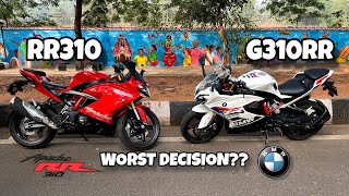 BMW G310 RR VS APACHE RR 310 | My worst decision 😫