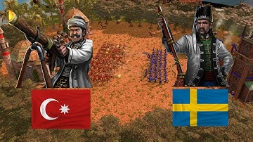 Abus Gunner vs Pandour (same pop vs same total resource)- Age of Empires 3- Definitive Edition