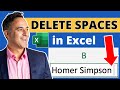 How to delete spaces in microsoft excel  line breaks and nonbreaking characters in excel