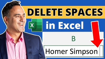 How to Delete Spaces in Microsoft Excel – Line Breaks, and Non-Breaking Characters in Excel