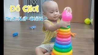 Bé chơi tháp xếp chồng - Đồ chơi tháp xếp chồng - BonBon ToysReview Entertainment screenshot 3