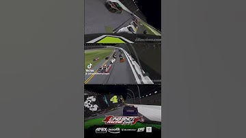 How many times did the 4 car roll? POV dashcam moments b4  NASCAR iRacing crash! #simracing #gaming