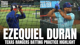 Download lagu Ezequiel Duran Batting Practice Highlight From Hitter's Eye View | Texas Rangers on Fanatics View