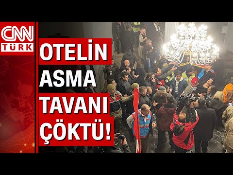 Sarıkamış'ta otelin çatısı çöktü! 32 kişi yaralandı