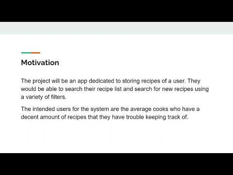 Jason Kardon - Cataloged Cooking Video - WPI CS 3041 Project 5A