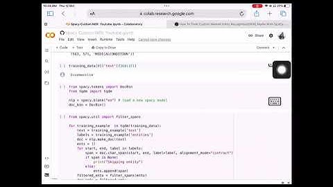 NLP mini project NER spacy