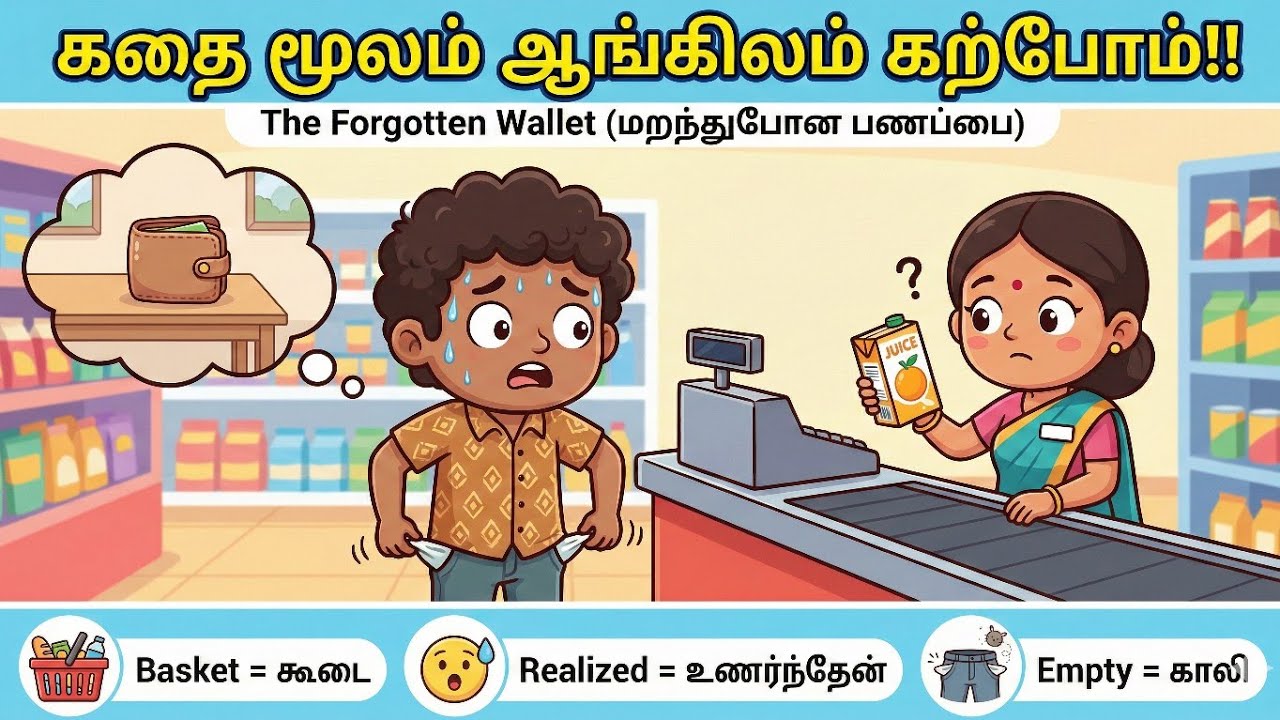 கதை மூலம் ஆங்கிலம் கற்போம்! | Spoken English in Tamil. 