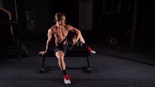 Dumbbell External Rotation Elbow on Knee