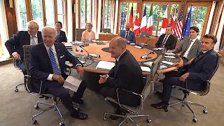 26.06.2022 - Olaf Scholz und alle anderen - G7 Germany (Roundtable)