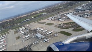 British Airways A320-200 London Heathrow (LHR) - Naples (NAP) Flight BA2612 Takeoff/Cruise/Landing