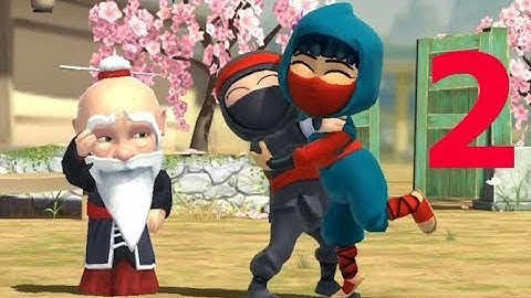 Clumsy Ninja - Gameplay Walkthrough Part 2 - Level 3-4-5 | BuddyFun