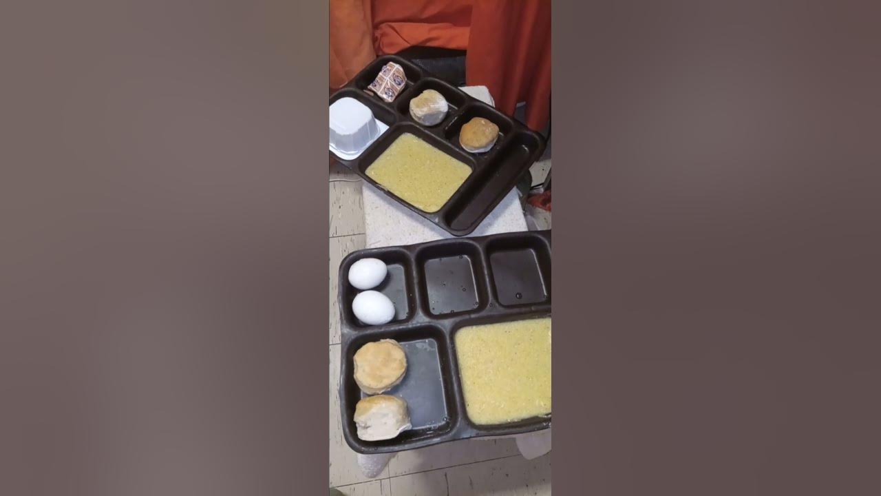 vegan and regular prison breakfast YouTube