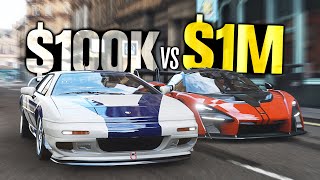 Forza Horizon 4 - $100,000 vs $1,000,000 Supercar Build!