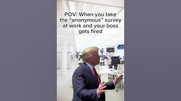 Do you think the work surveys are really “anonymous” 😂