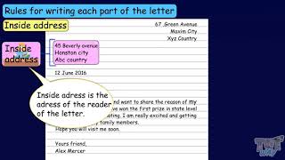 A Simple Letter Introduction | English | Grade-4,5 | Tutway | screenshot 5