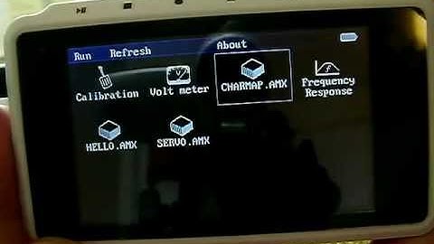 DSO Quad pocket oscilloscope - Pawn scripting language