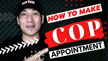 How to set your COP appointments in MISMO Vlog#024