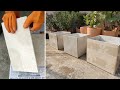 Tiles se gamla//Cement pot | gamla making with tiles | Gamla //DIY |cement craft- गमला कैसे बनाये
