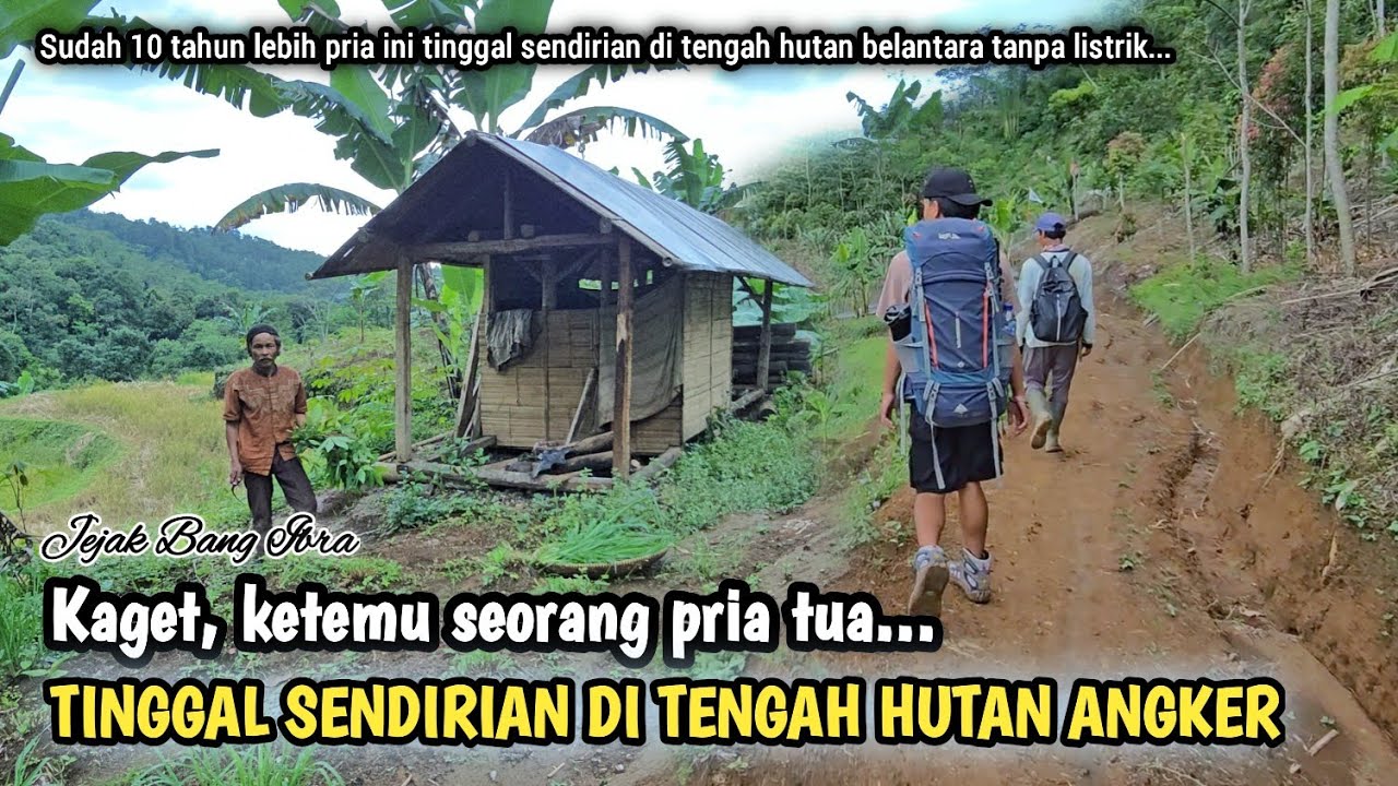 NGERI, PRIA INI TINGGAL SENDIRIAN DI TENGAH HUTAN HIDUP GELAP - GELAPAN TANPA LISTRIK...