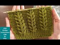 Easy knit stitch patterns for beginners  4 row repeat knitting stitch    with subtitle