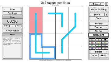 "2x2 Region Sum Lines" by TopAutism