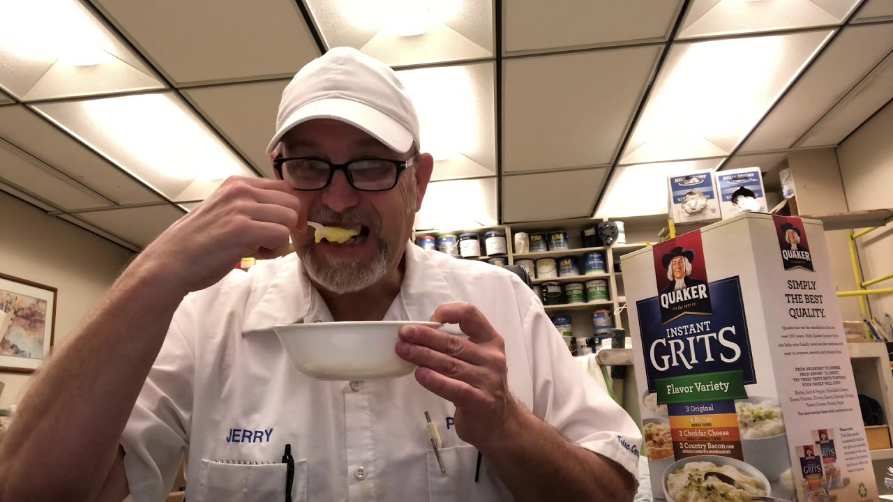 Quaker Instant Grits (Butter) flavor # The Beer Review Guy - YouTube