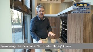 Removing a Neff Slide&Hide oven door (and what to do when it won't go back on)