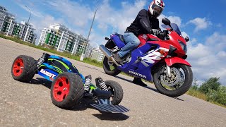 SPORT BIKE против машины ... DRAG Racing, кто кого?