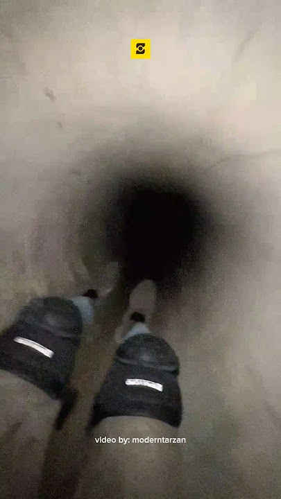 This Man Discovered an Underground Water Channel Slide