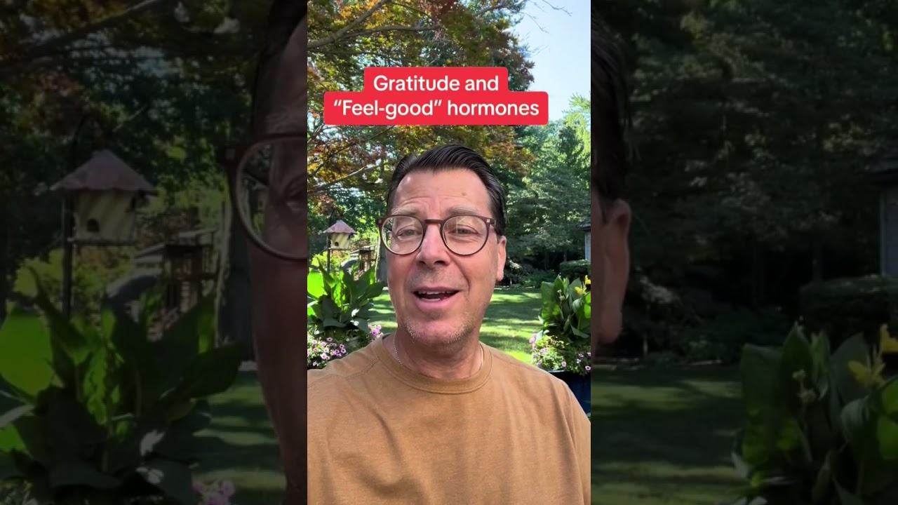 How practicing gratitude can increase your levels of feel good hormones 