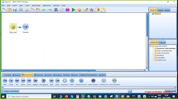 IBM SPSS Modeler Sampling # 2 by Dr. Vinay Kumar