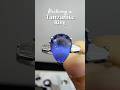Restoring an old tanzanite ring #restoration #gemstone